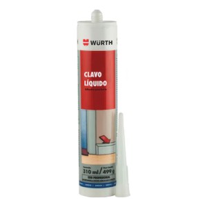 Adhesivo Clavo Liquido Wurth Adhesivo Sellador 310ml