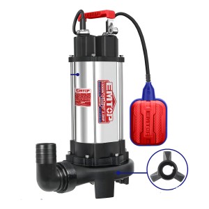 Bomba Pozo Negro 1500w 2hp Con Triturador Emtop Ewppqd15001