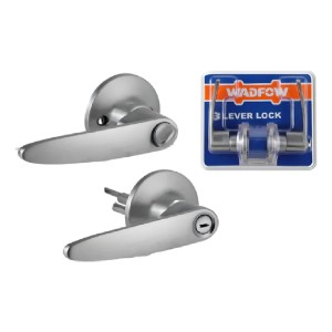 Juego De Picaporte Interior Wadfow Wuv1502 - Smf Color Gris