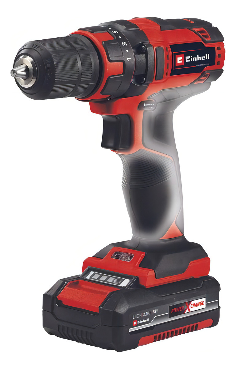 Taladro A Batería, Einhell, Tc-cd 18/35 Li+39 (2x2,0 Ah) - Imagen 2