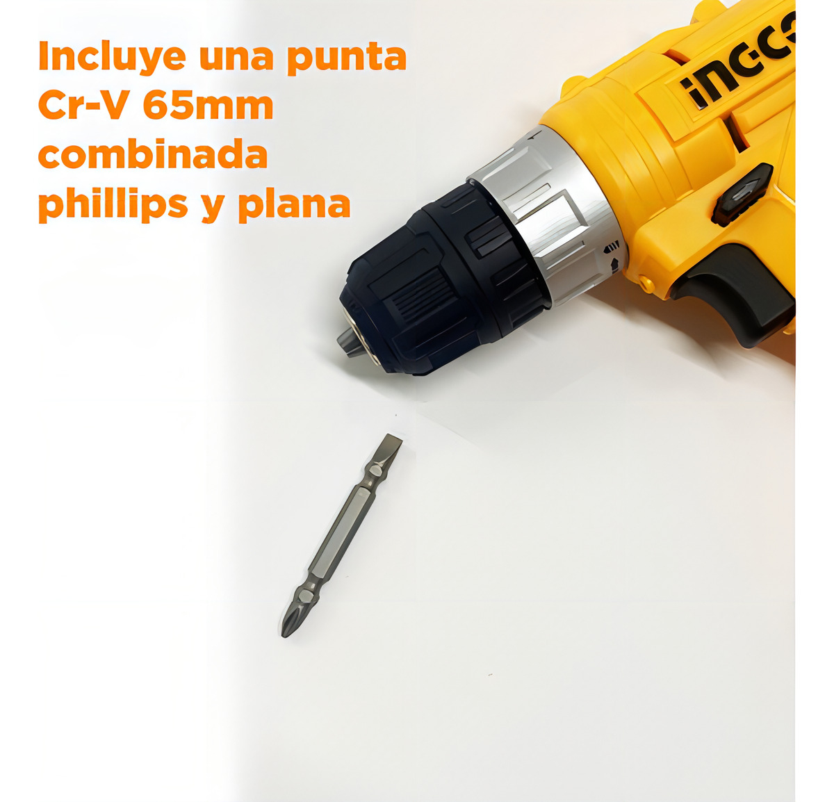 Taladro Atornillador Cdli1211 Ingco 1 Bateria 12v + Regalos! - Imagen 3