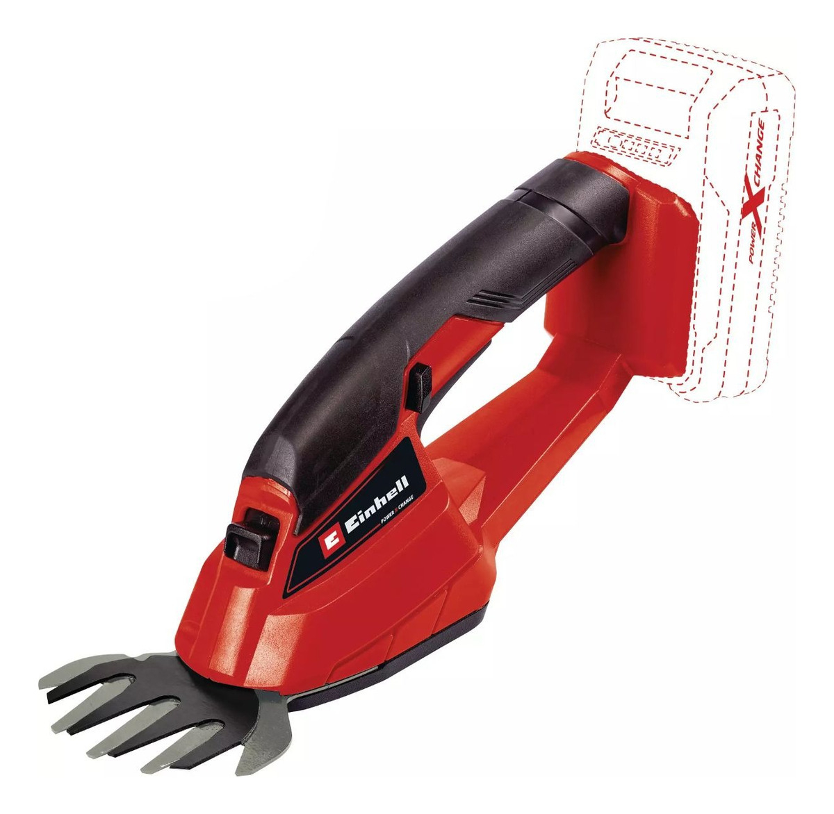 Tijera Cortacésped Inalámbrica Einhell Gc-cg 18/1 Li-solo Color Rojo - Imagen 2