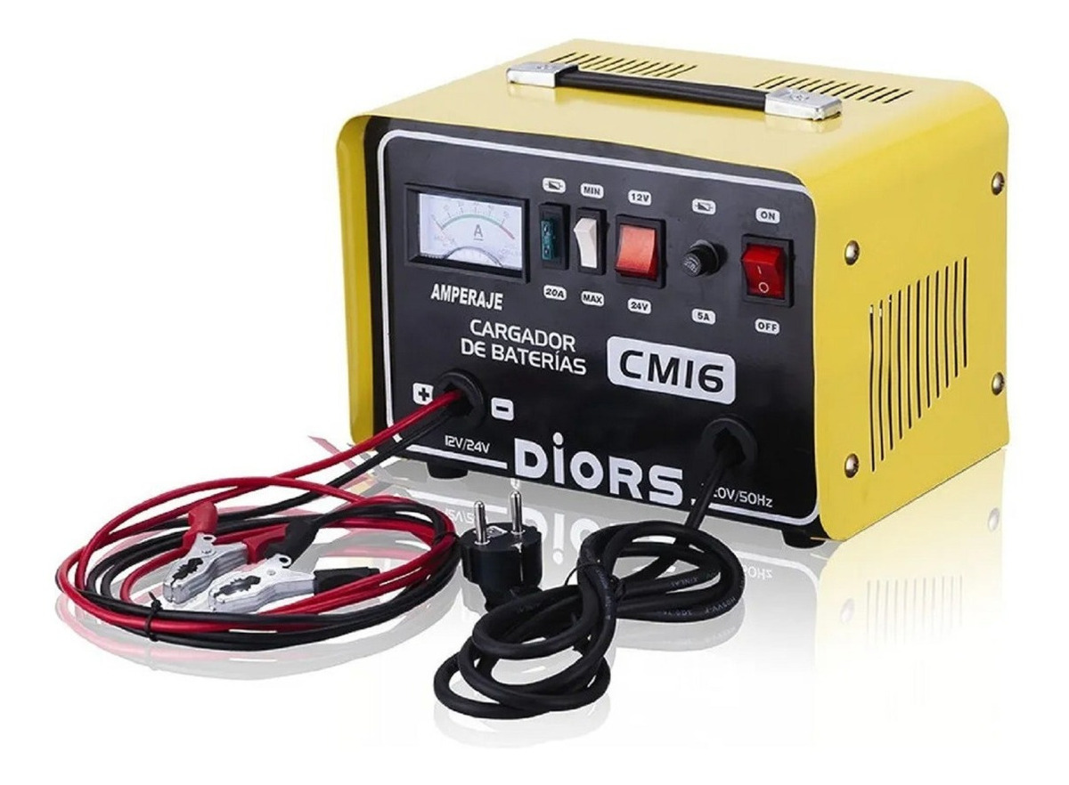 Cargador De Bateria 12 Y 24 V Diors Cm16 300w Autos Camiones