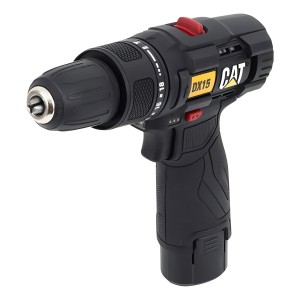 Kit De Taladro Caterpillar Con Batería Y Cargador, 12 V