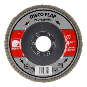 Discos Flap Equus 4  1/2 '' Pack X 10 Unidad