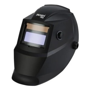 Careta Soldar Hessen Pro Sombra Ajustable Solar Negro Plástico