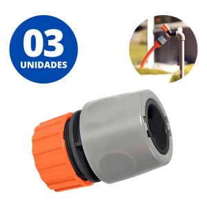 Manguera Tramontina Kit 03 Un De Acoplamiento Rápido De 1/2 Pulgada