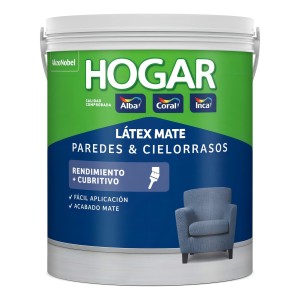 Látex Paredes Y Cielos Rasos Mate Inca Hogar 3,6 Litros Color Blanco