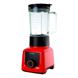 Licuadora Profesional Rotel + Accesorios Glass 1000w 2.3lts Color Rojo