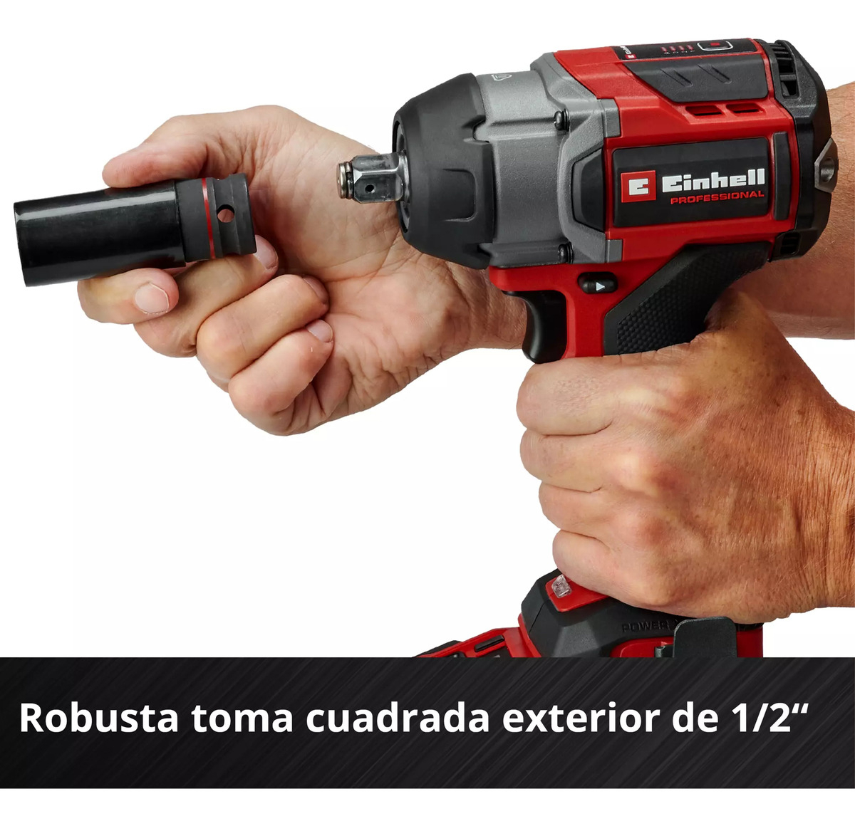 Llave De Impacto Inalámbrica Einhell Tp-cw 18/750-c Color Negro Frecuencia 50 Hz / 60 Hz - Imagen 10