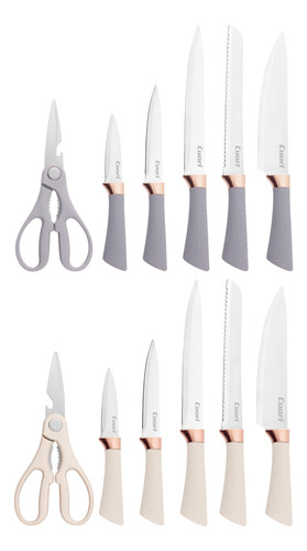 Juego De Cuchillos Cuori Acero Inoxidable Nidia 13 Piezas - Imagen 2