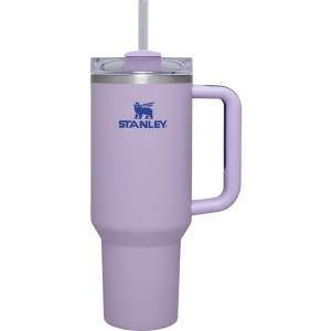 Vaso Stanley Quencher De 887 Ml, Con Tapa Y Color Orquídea Pajiza Lavanda Liso