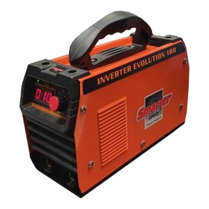 Soldadora Inverter Smarter Tools Evolution 180 + Mascara Color Naranaja