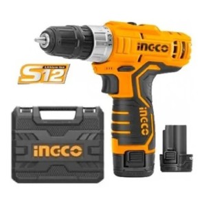 Taladro Impacto Percutor Inalámbrico 12v 2 Baterías Y Brocas