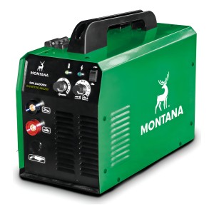 Soldadora Inverter Montana Mig 200 Verde 140a Doble Función Alambra Flux