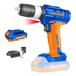 Taladro C/ Percutor Atornillador P20s Wadfow Wcdp521 Color Azul