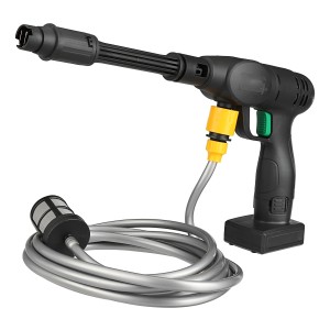 Hidrolavadora Inalámbrica Bosco 300w De Alta Presión 3 Niveles Color Negro