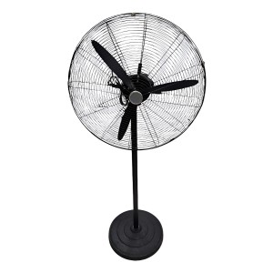 Ventilador Industrial De Pie 68 Cm Con Base 3 Aspas Estructura Negro Aspas Negro Frecuencia 50 Hz /60 Hz Material De Las Aspas Plástico