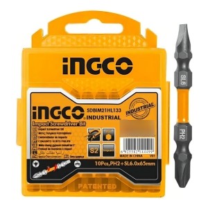Set Puntas Phillips Y Paleta Doble Impacto 10 Piezas Ingco