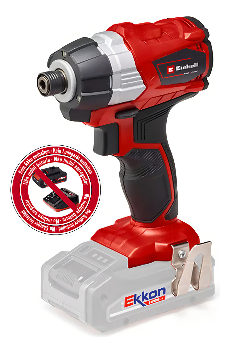 Atornillador De Impacto Inalámbrico 18 V Brushless- Einhell Rojo - Imagen 3
