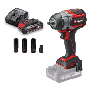 Llave De Impacto Inalámbrica Einhell Tp-cw 18/750-c Color Negro Frecuencia 50 Hz / 60 Hz