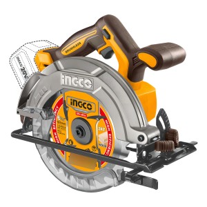 Sierra Circular Bateria P20s 165mm Ingco Csli1652 Color Amarillo Frecuencia 50-60