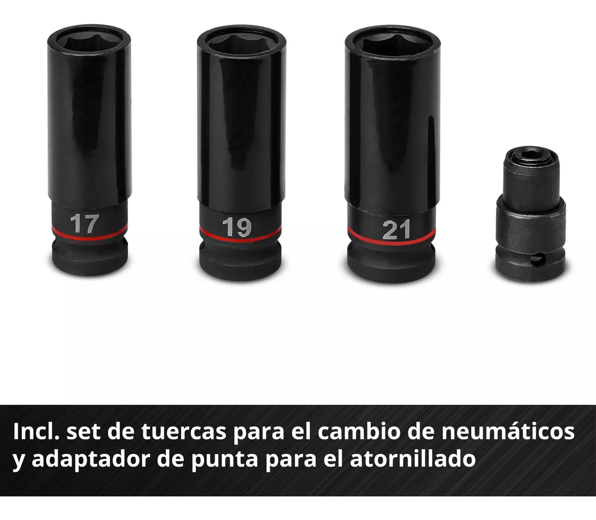 Llave De Impacto Inalámbrica Einhell Tp-cw 18/750-c Color Negro Frecuencia 50 Hz / 60 Hz - Imagen 4