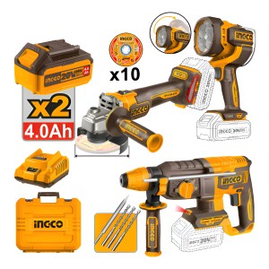 Piezas Del Kit De Herramientas Eléctricas Ingco Cosli250183