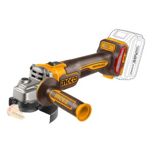 Amoladora Angular Ingco Cagli27153 De 50 60 A Bateria Naranja 50 60