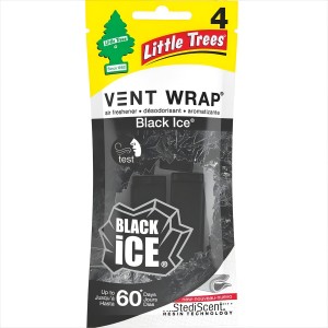 Ambientador Vent Wrap Fragancia Black Ice Little Trees Multicolor