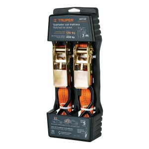 Eslinga Con Ratchet Reata Correa Media 400kg Truper 101739