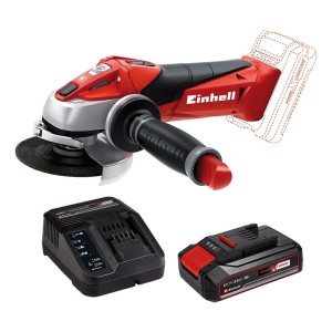 Amoladora Einhell Te-ag 18/115 Li Bateria 2,5 Ah + Cargador Rojo