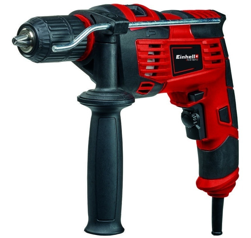 Taladro Percutor Electrico 720w Tc-id 720/1 E Einhell Color Rojo