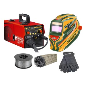 Soldadora Equus Mig Mma 120a C/gas Y S/gas + Careta + Guante