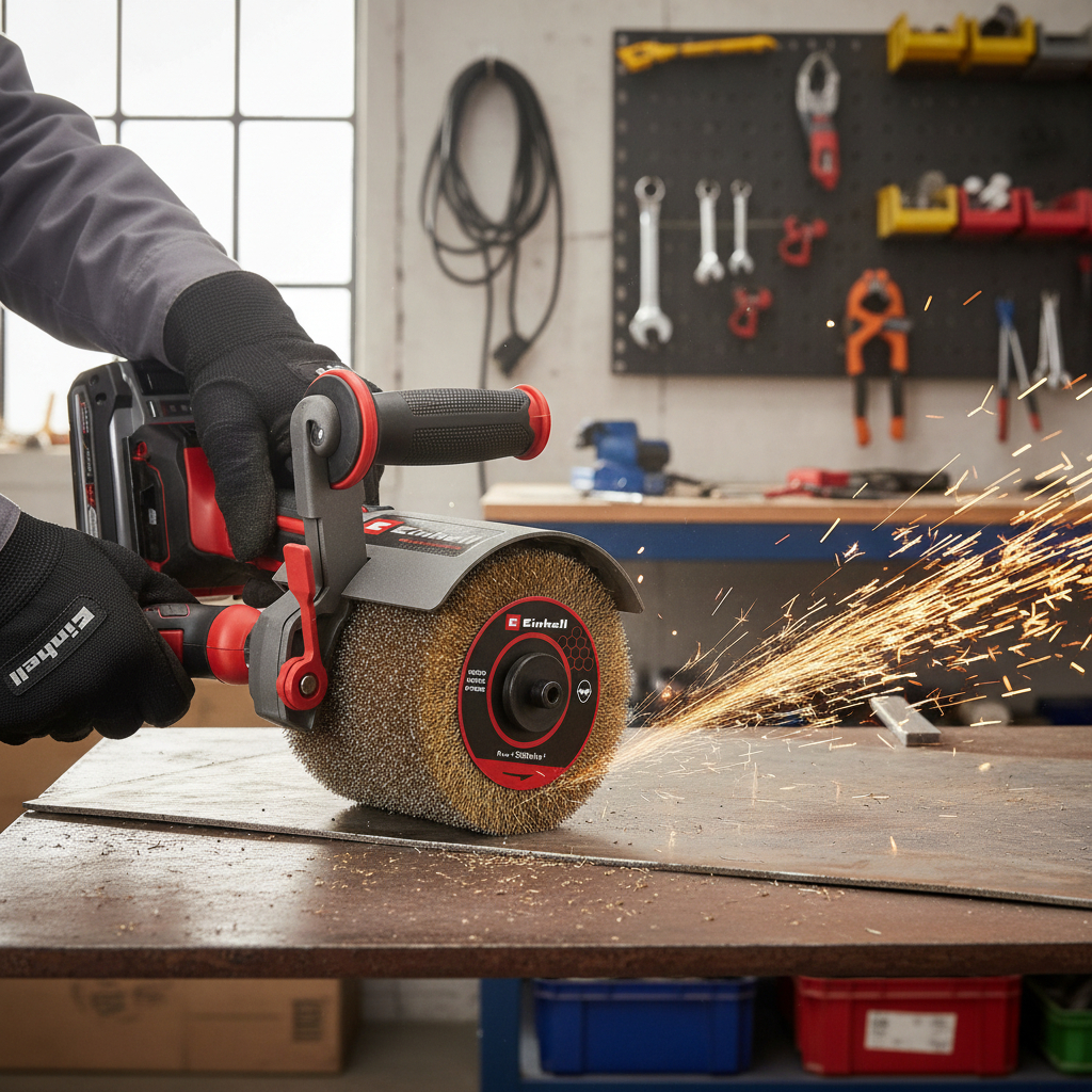 Rodillo Lijado Einhell Tp-br 18/32 Más Bateria Y Cargador - Imagen 12