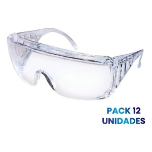 Lentes Gafas Protección Trabajo Acrilico Equus Pack X 12 U