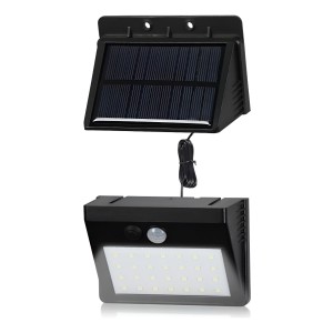 Foco Solar De Pared C Sensor Y Panel Desmontable 28 Leds Tyt
