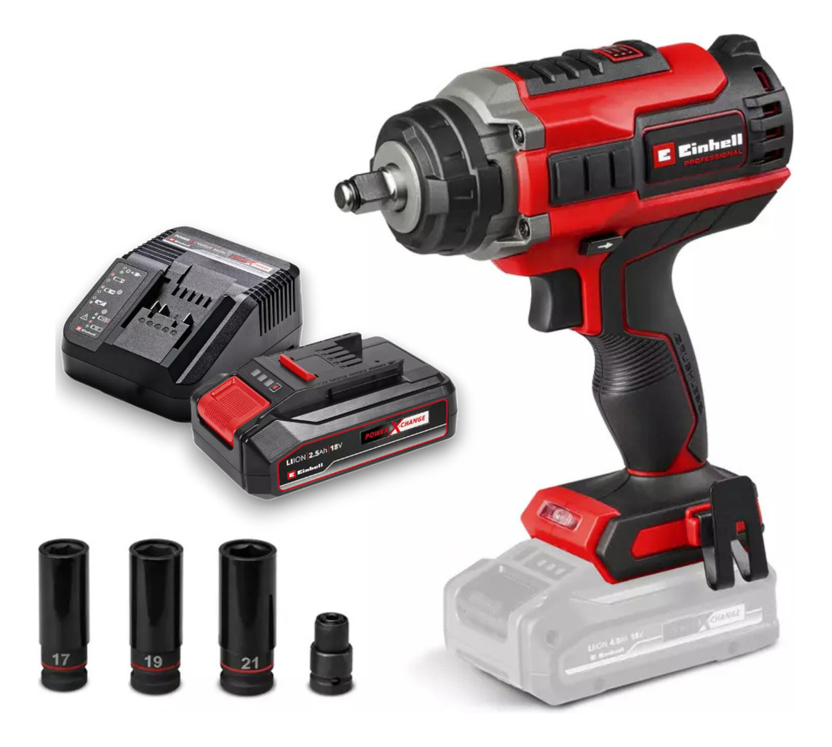 Llave De Impacto Inalámbrica Impaxxo 18/450 Cargador+batería