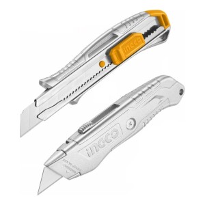 Set 2 Trinchetas Aluminio Y 20 Hojas Huk180225 Ingco