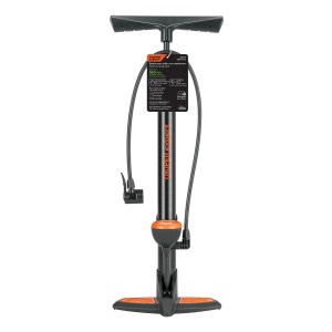 Bomba De Aire Con Manómetro Truper 103614 Color Negro