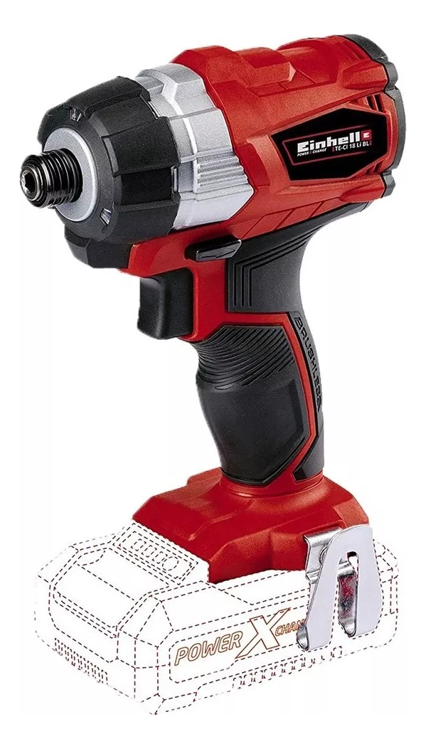Atornillador De Impacto Inalámbrico 18 V Brushless- Einhell Rojo - Imagen 2