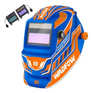 Careta Soldar Fotosensible Wadfow Wwh3502 - Smf Color Azul Y Naranja