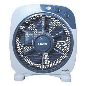 Turbo Ventilador Piso 3 Velocidades Y Timer 50w Cuori Chello 30 Cm Blanco Gris Plástico 5