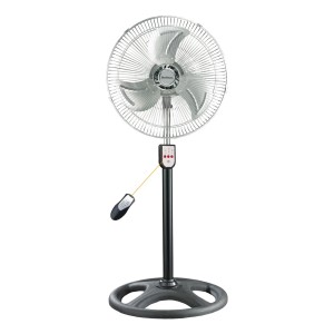 Ventilador De Pie A Control Remoto Berlina 18 Aspas De Meta