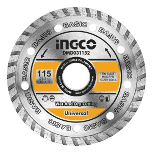Disco Turbo Diamantado 4 1/2 115mm Ceramicas Ingco Dmd031151