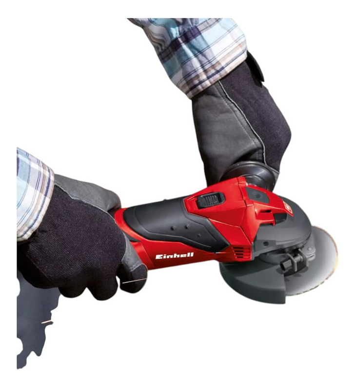 Amoladora Angular Eléctrica Einhell 4430880 Teag 125/750 Rojo - Imagen 2