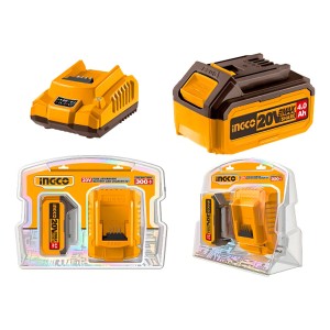 Set X1 Bateria 20v 4amp + 1 Cargador Ingco Fbcpk1214