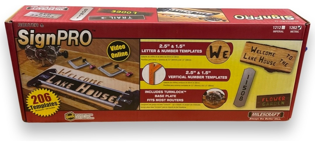 Kit De Fabricacion De Letreros Router Singpro Milescraft