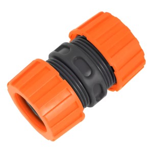 Empalme Rápido Tramontina Para Manguera De Jardín De 1/2´´ Color Naranja