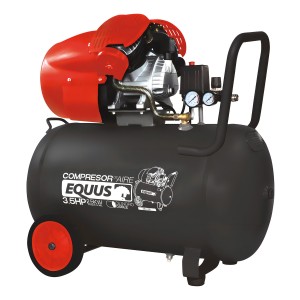 Compresor Monofásico 3.5 Hp 100l Equus Con Doble Cilindro 40
